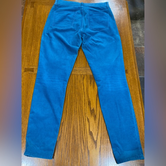 GAP 1969 corduroy Jean leggings deep turquoise colour - Picture 2 of 2